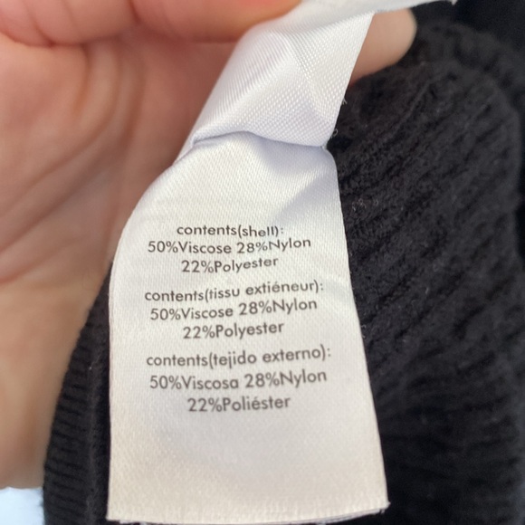 Weworewhat Mock Neck Sweater Romper Size M Black - Picture 8 of 8